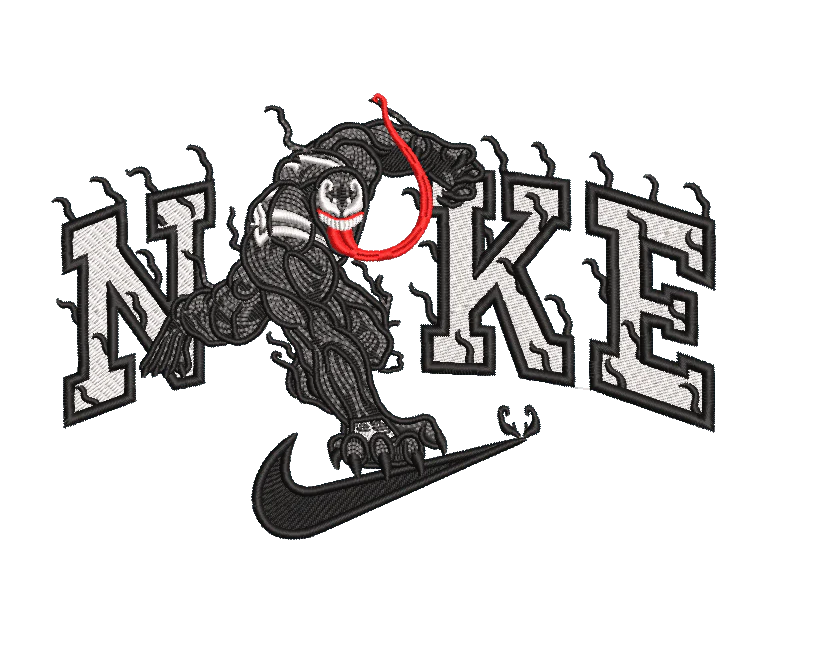 Nike Marvel Venom - Embroidery Design - Image 4