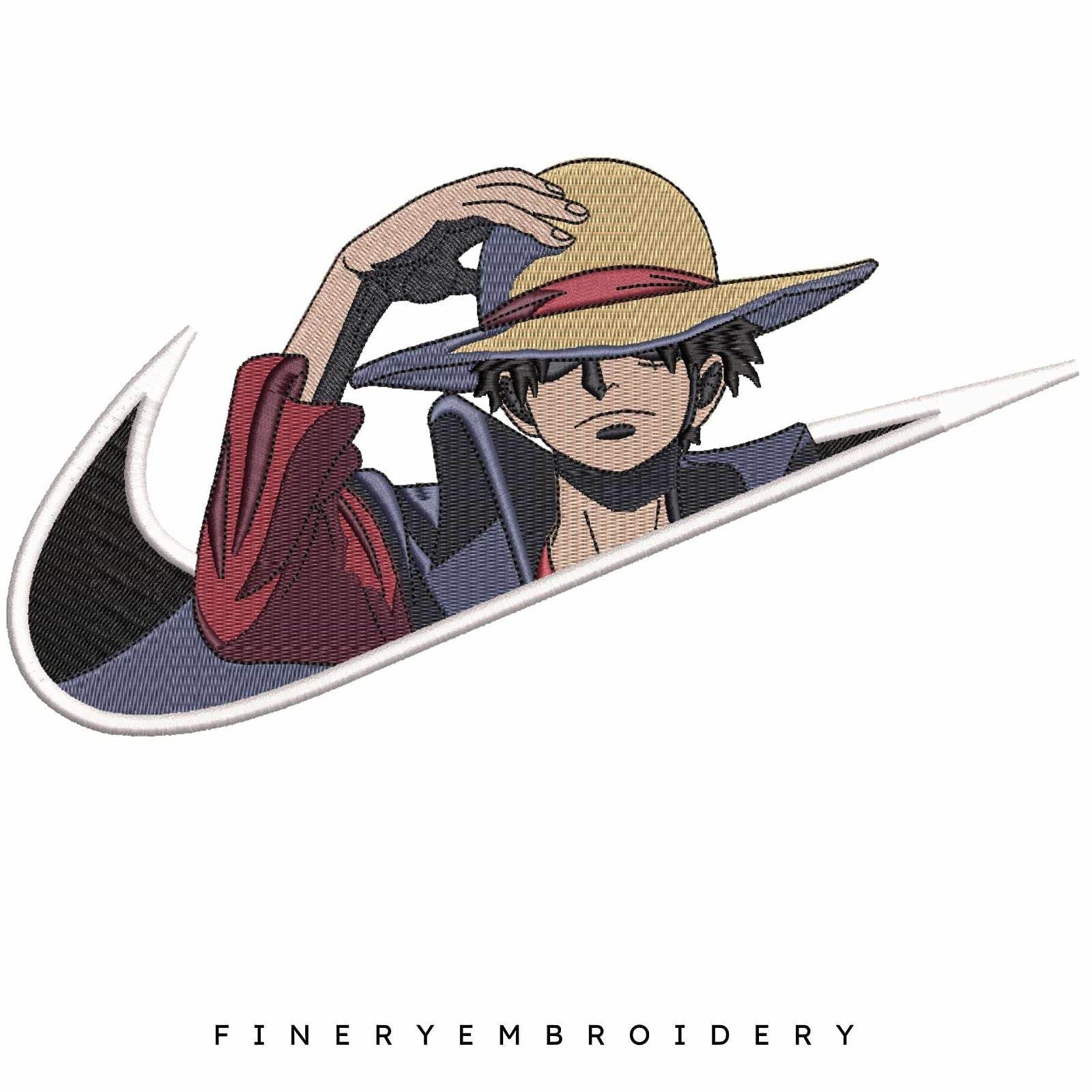 NIKE | Monkey D. Luffy | One Piece - Embroidery Design - Image 2