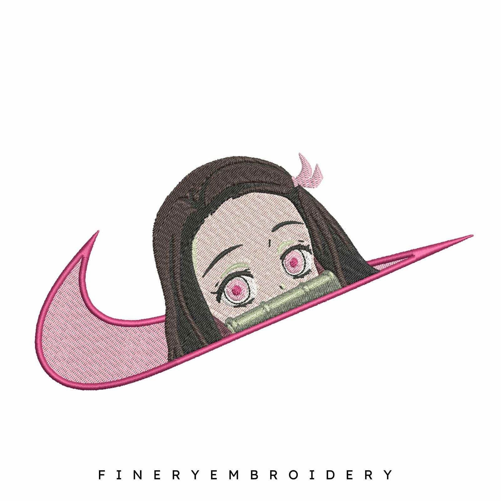 Nike Nezuko X - Embroidery Design - Image 2