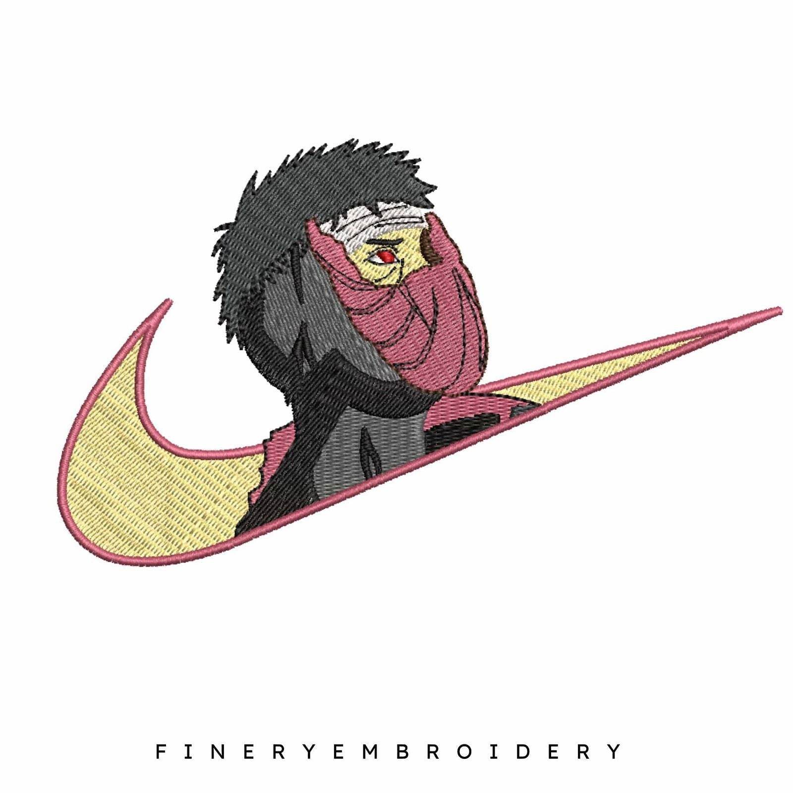 Nike OBITO UCHIHA - Embroidery Design - Image 2