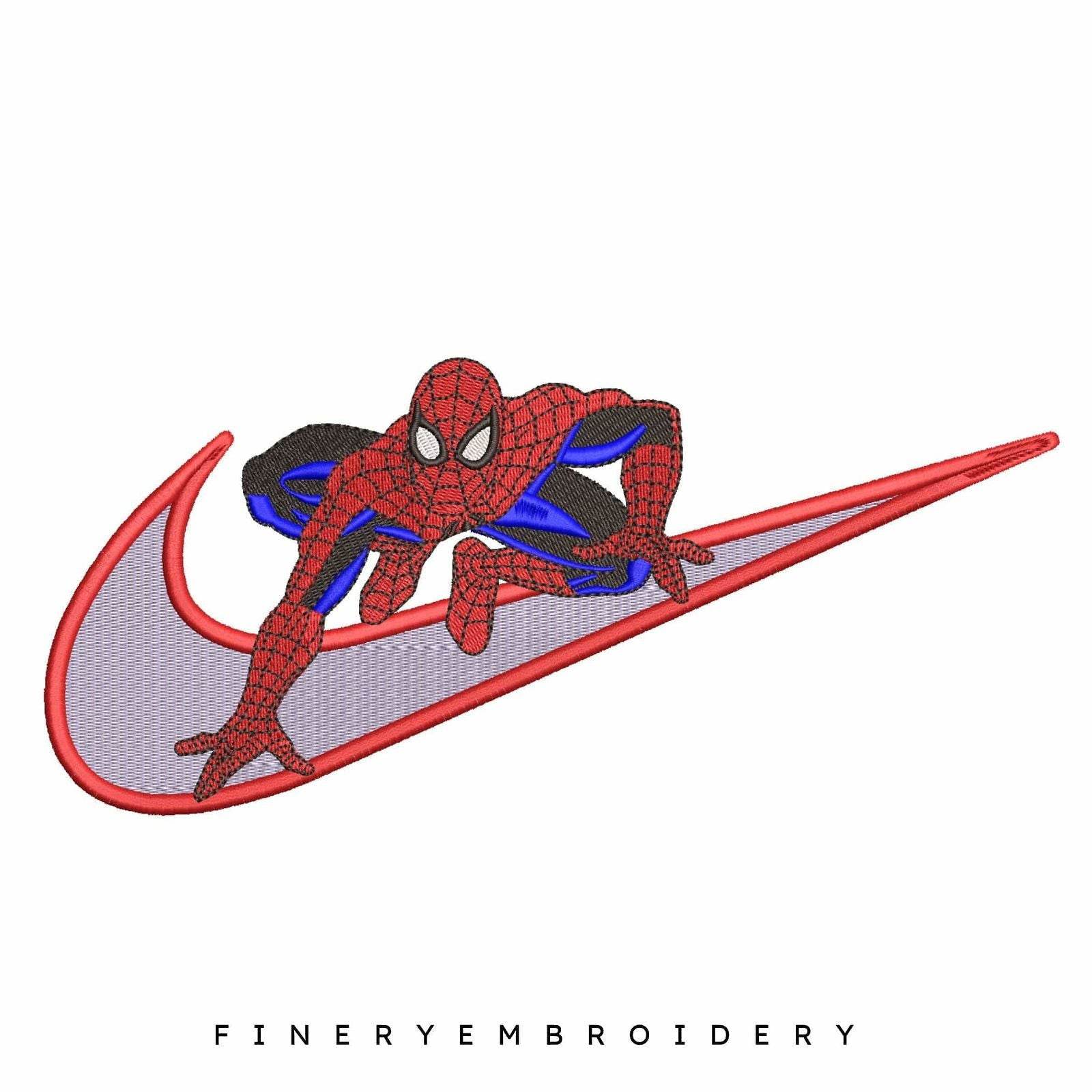 Nike Spiderman 22 - Embroidery Design - Image 2