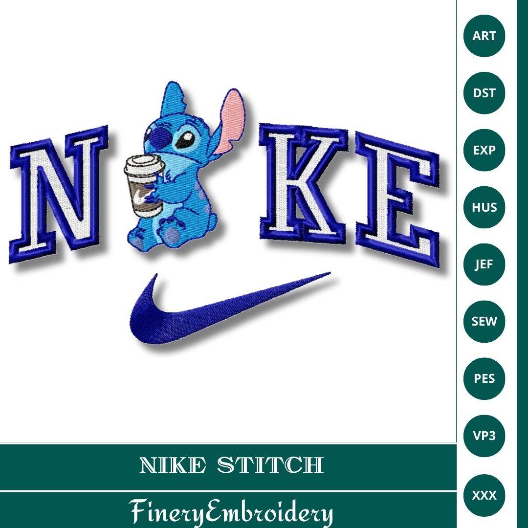 Nike Stitch Embroidery Design