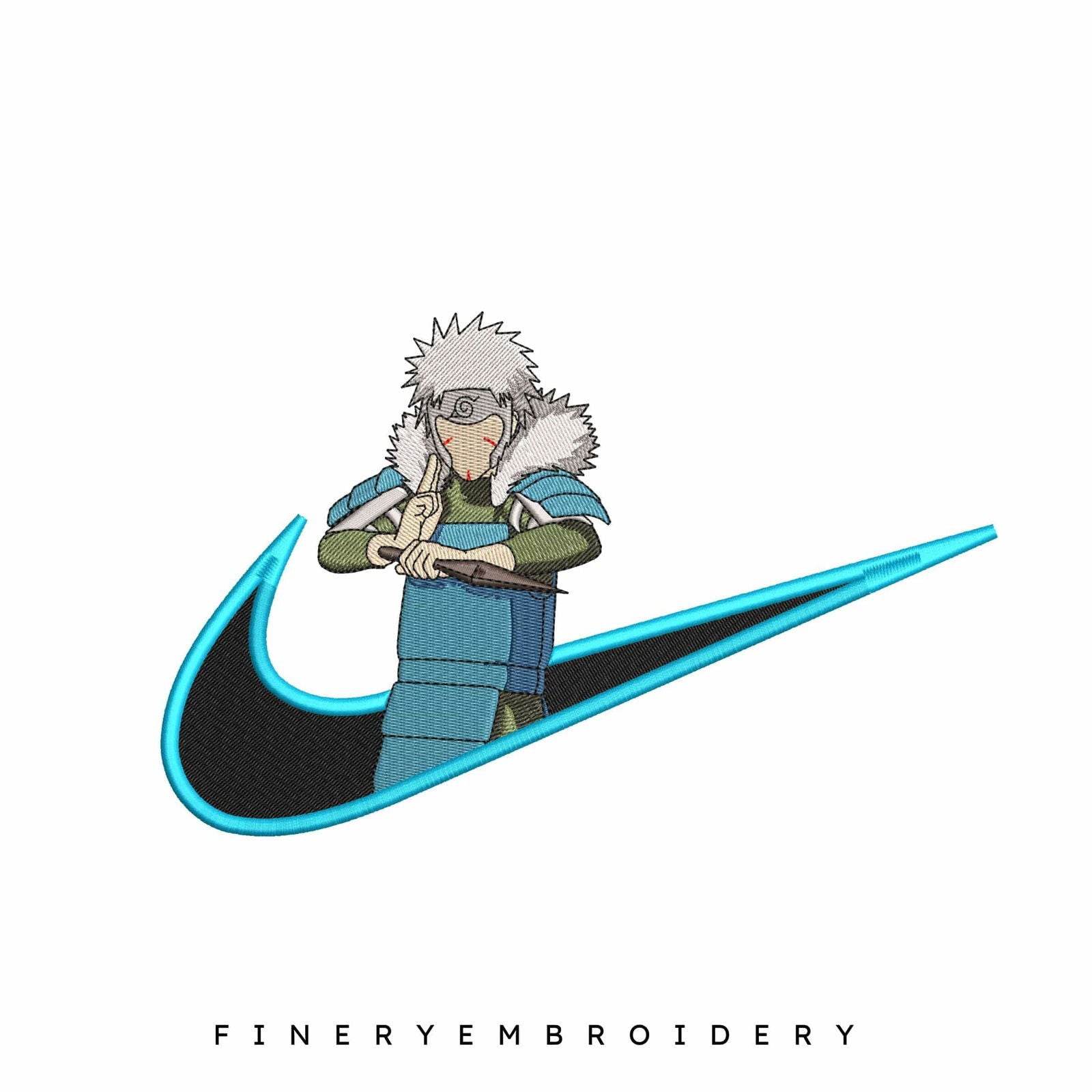 Nike Tobirama Naruto- - Embroidery Design - Image 2