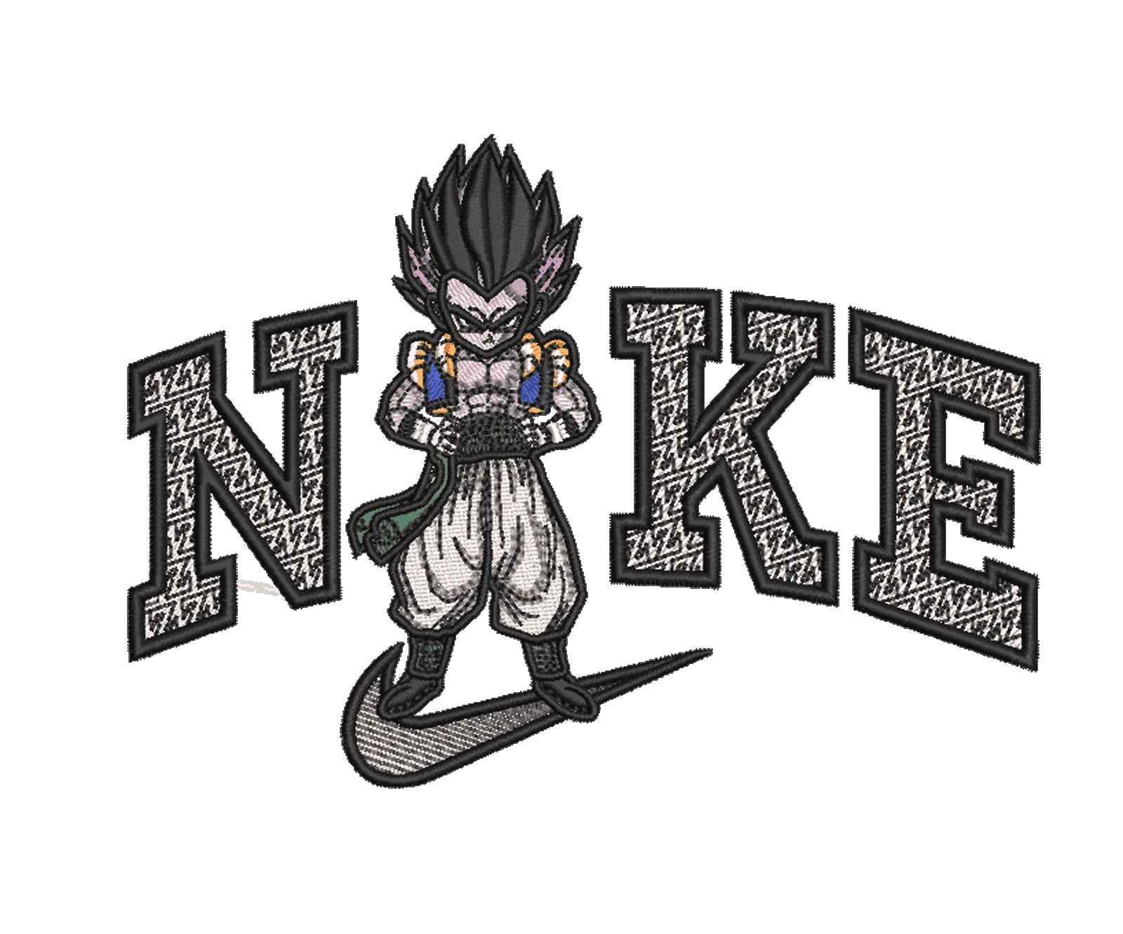 Nike Trunks Dragon Ball- Embroidery Design - Image 4