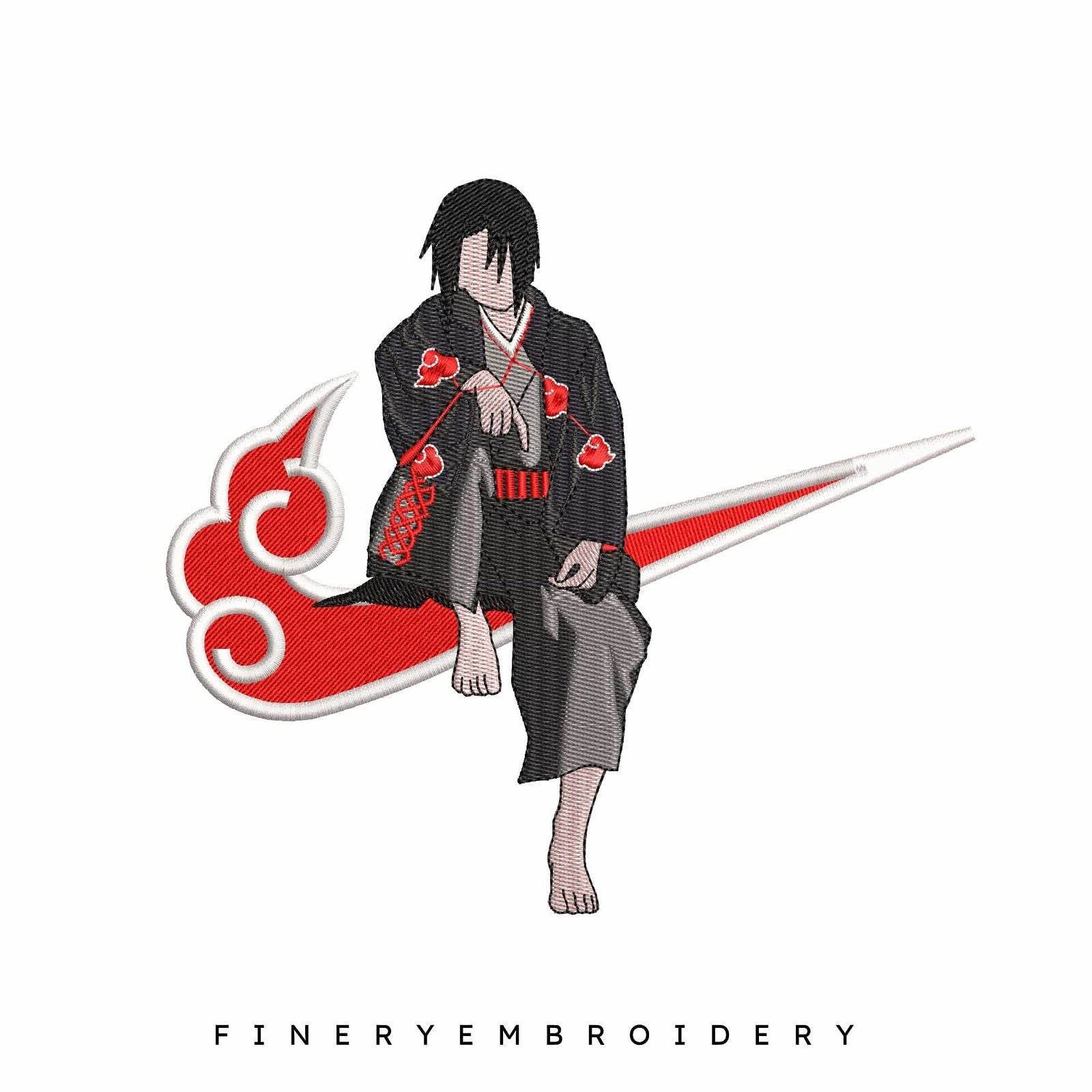 Nike Uchiha Itachi - Embroidery Design - Image 2