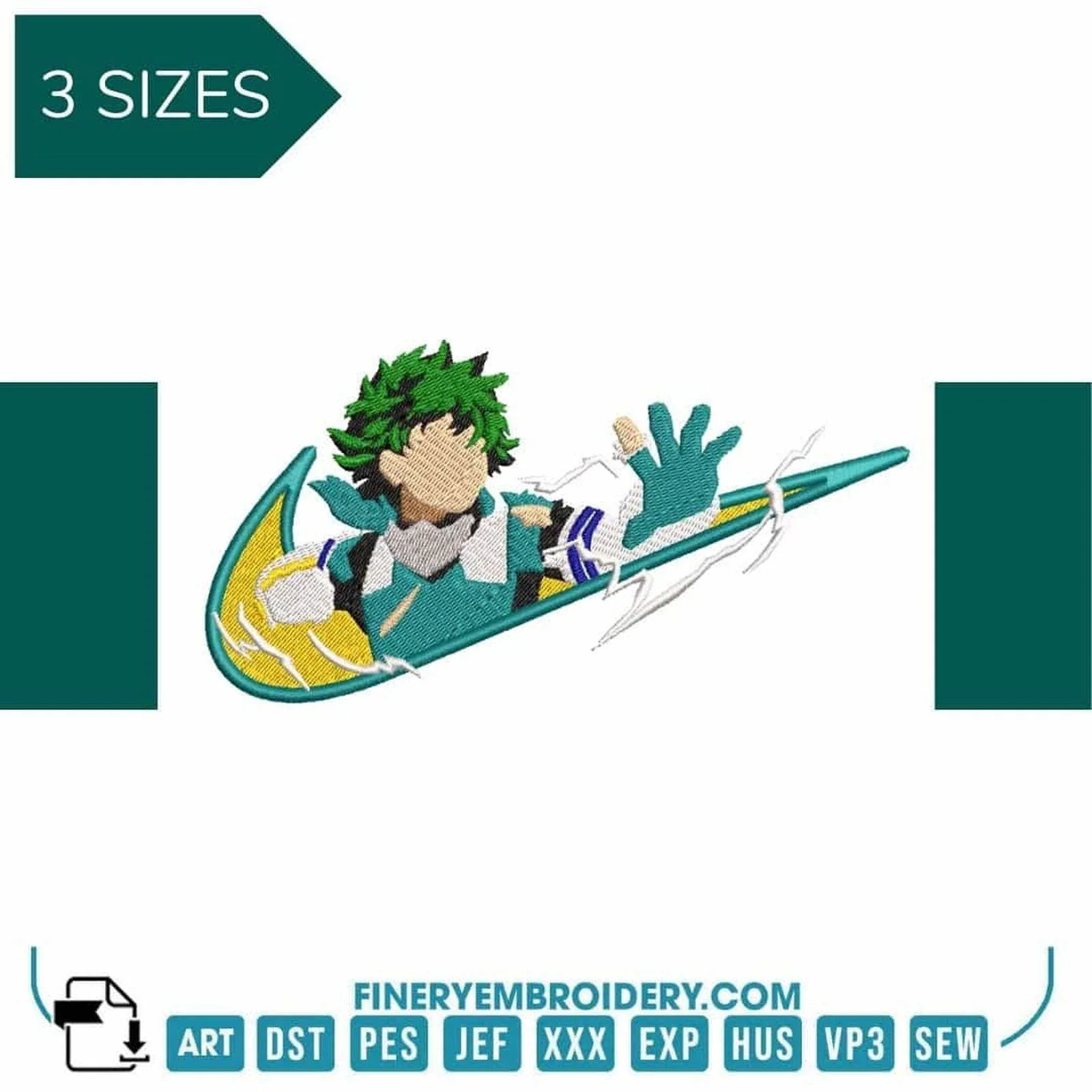 Nike X Deku - Embroidery Design