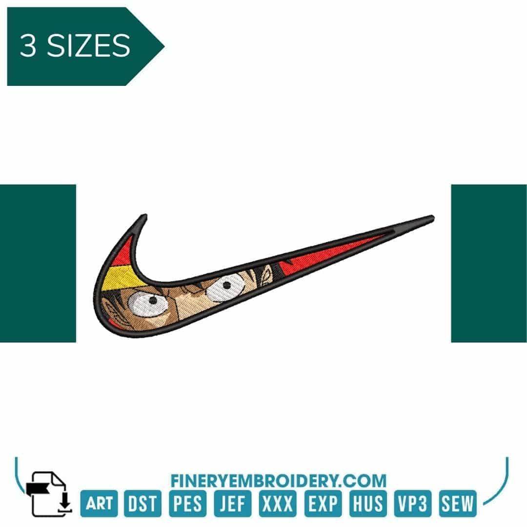 Nike X Luffy - Embroidery Design