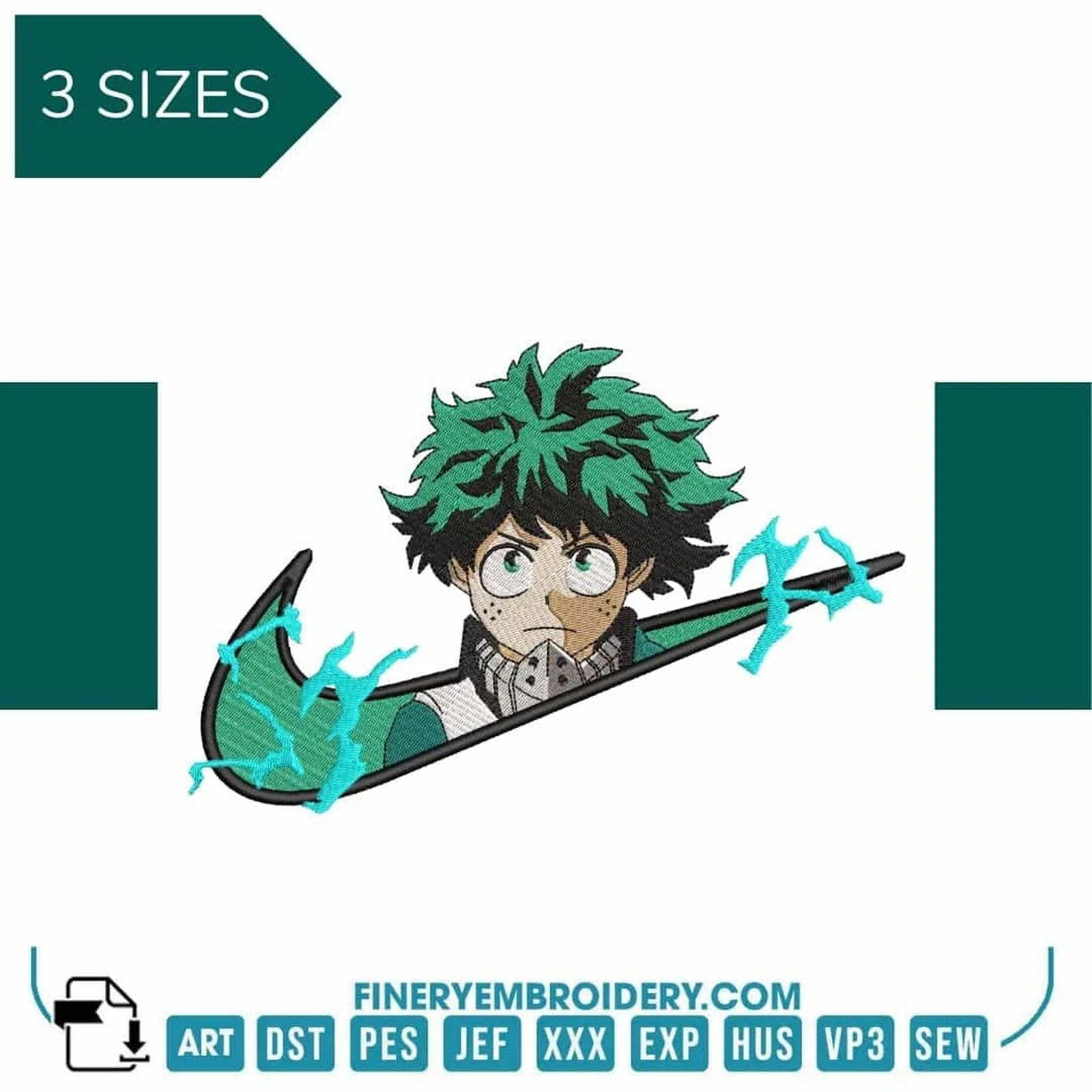 Nike X Midoriya - Embroidery Design