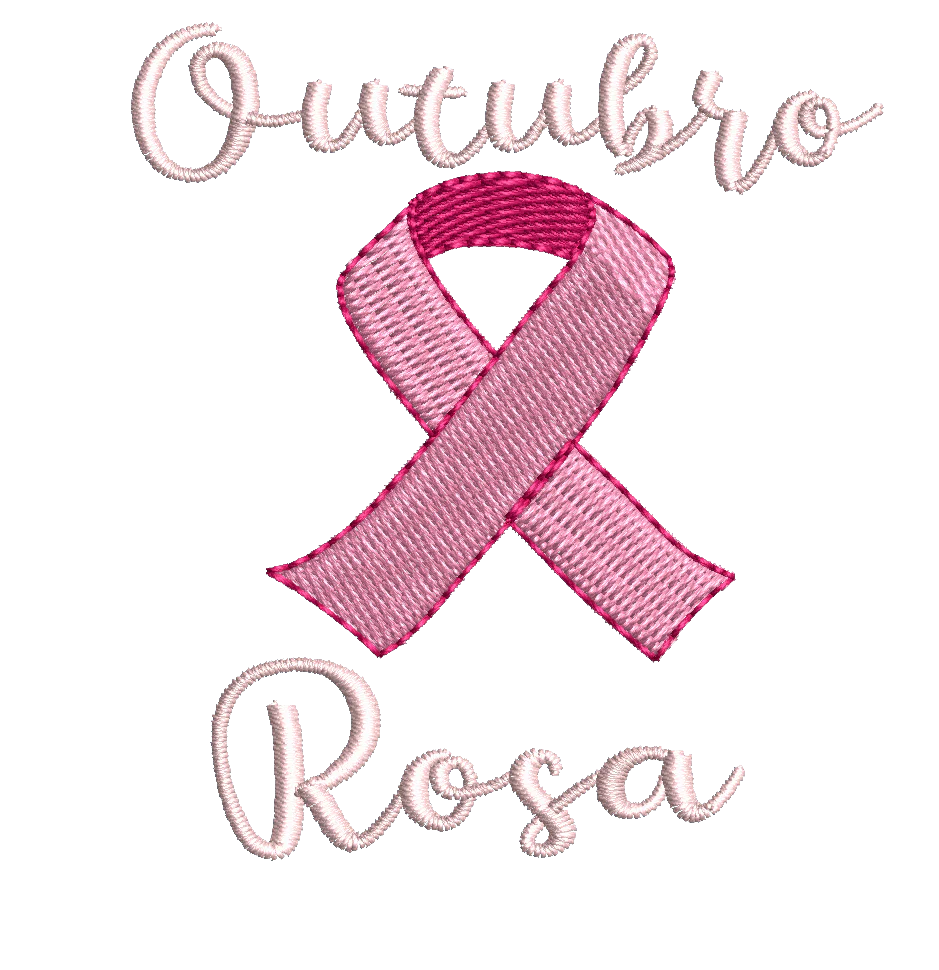 Pink October Embroidery Design Pack – 3 Breast Cancer Awareness Designs - Multiple Languages - Image 6