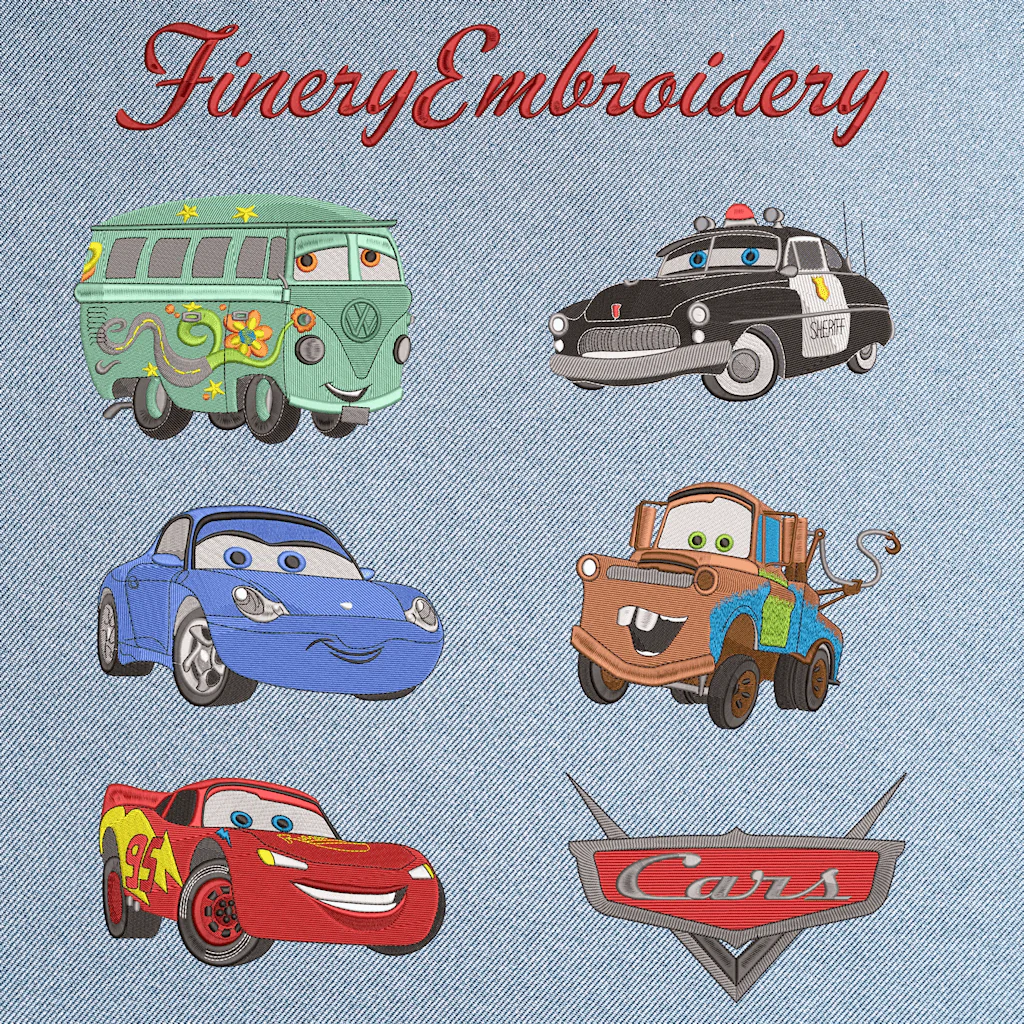 Pixar's "Sheriff" Embroidery Design - Image 3