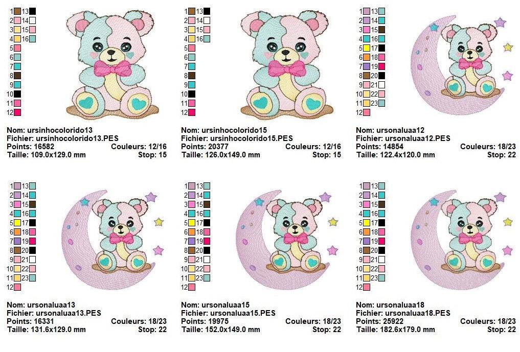 Rippled Dreams Embroidery Pack – 9 Magical Designs for Unique Creations - Image 4