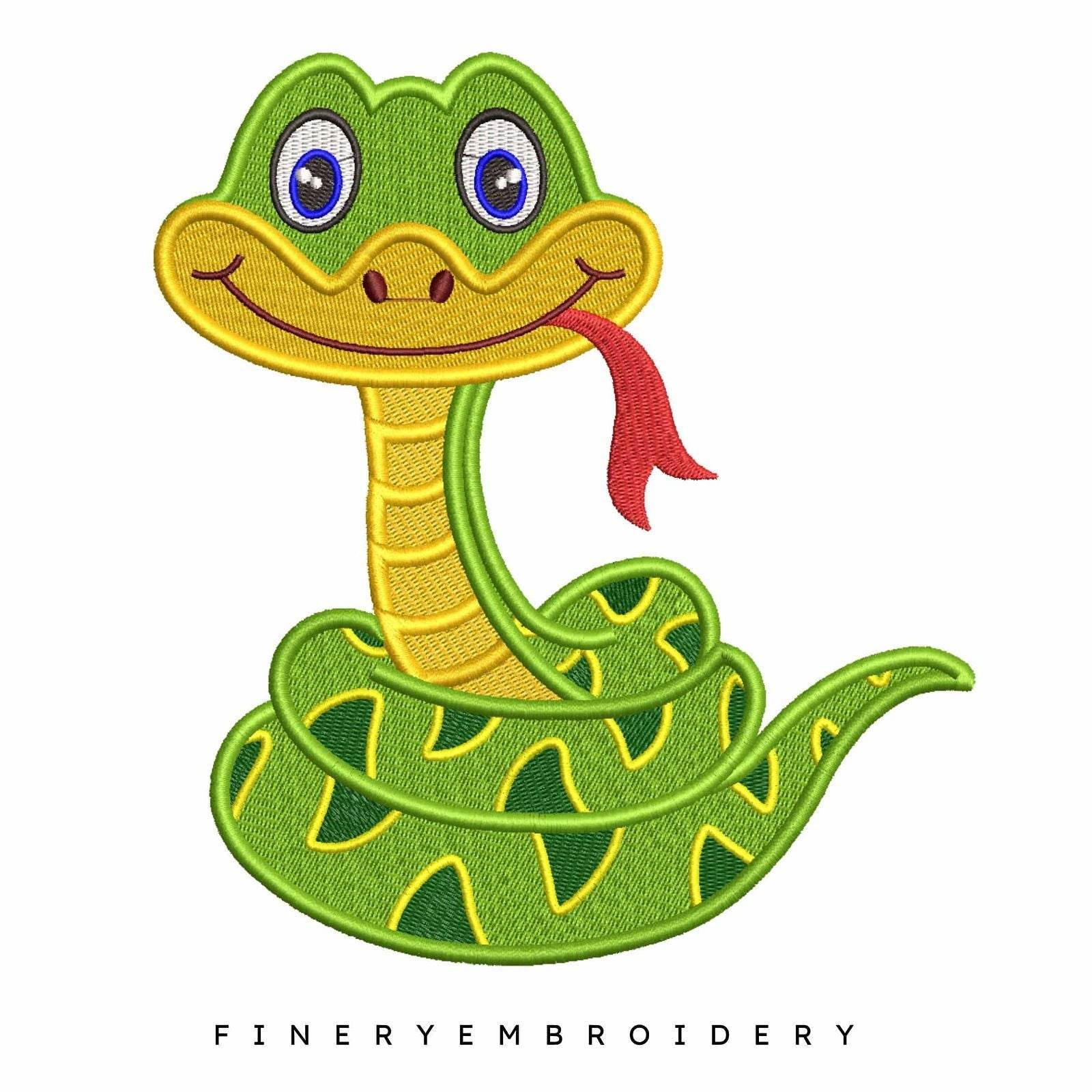 Snake Fill  - Embroidery Designs - Image 3