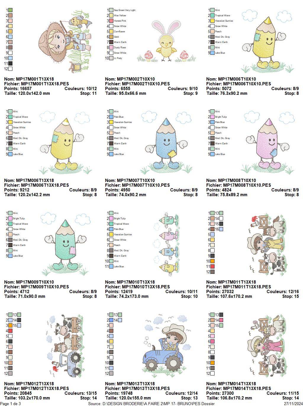 Ultimate Baby and Farm Embroidery Pack – 24 Designs in Multiple Sizes for Endless Creativity - Image 2