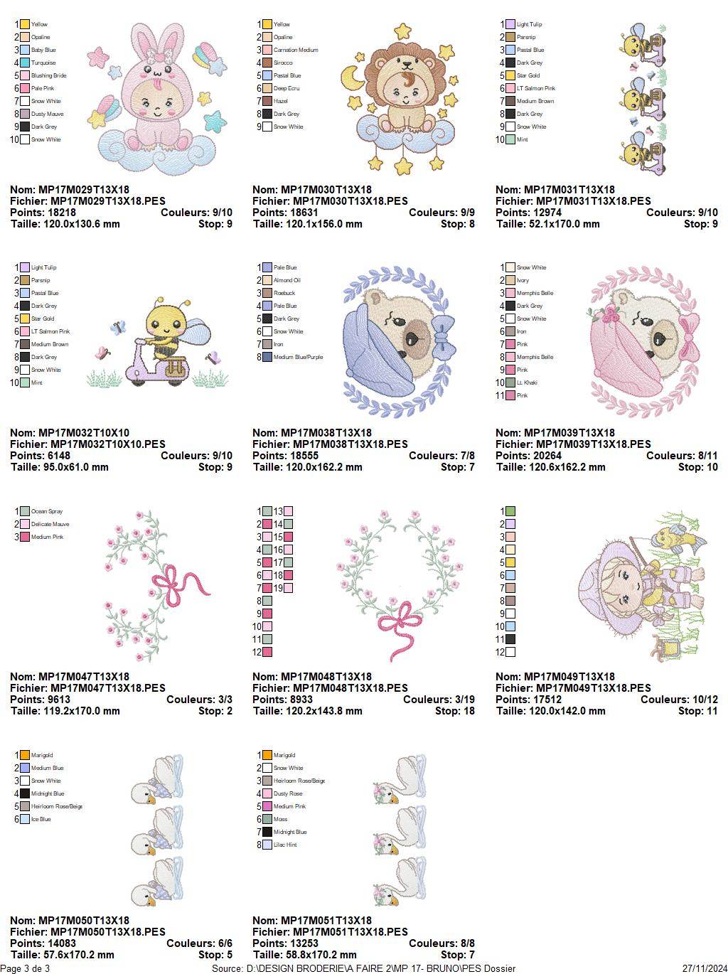 Ultimate Baby and Farm Embroidery Pack – 24 Designs in Multiple Sizes for Endless Creativity - Image 6