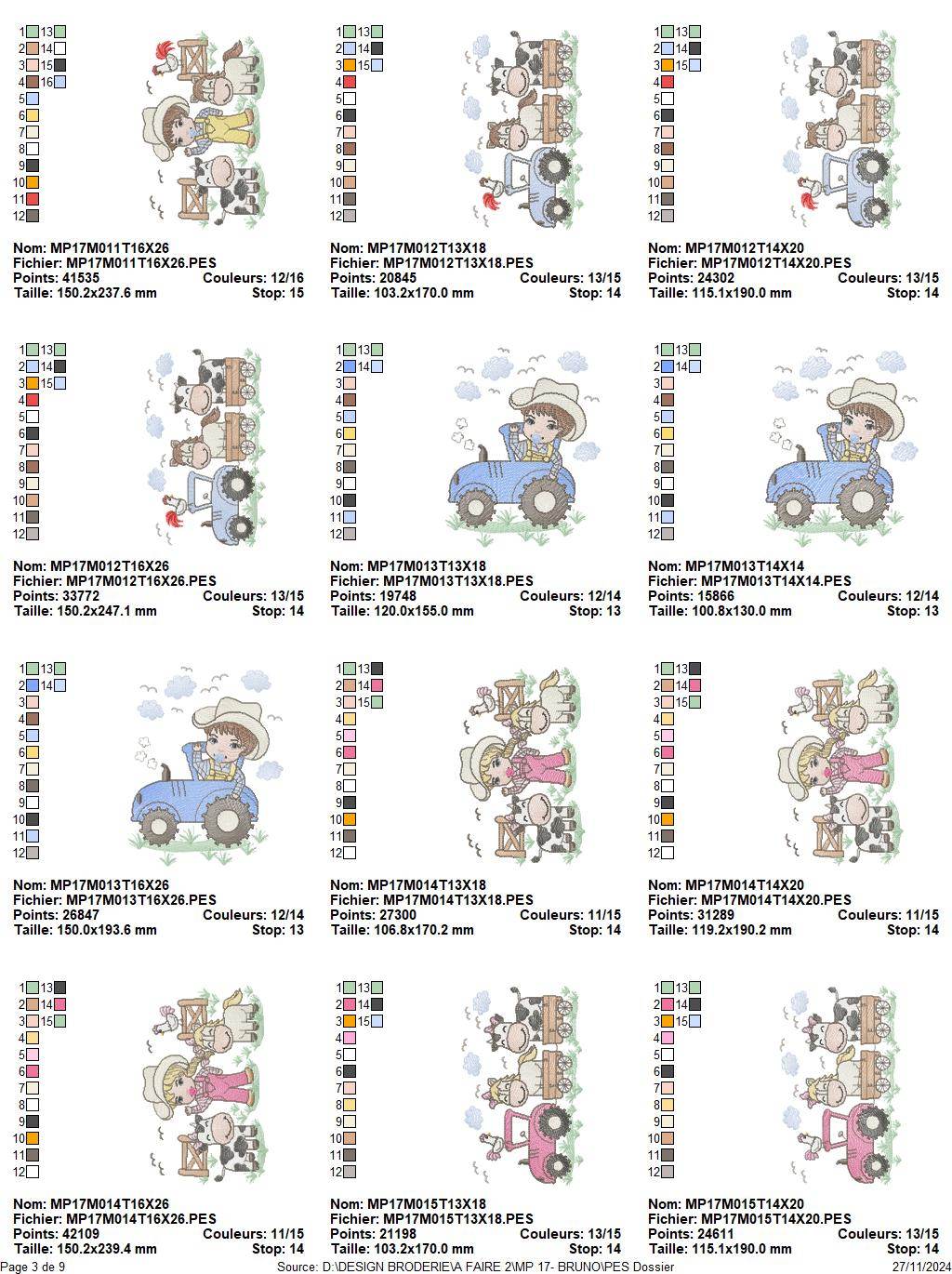 Ultimate Baby and Farm Embroidery Pack – 24 Designs in Multiple Sizes for Endless Creativity - Image 7