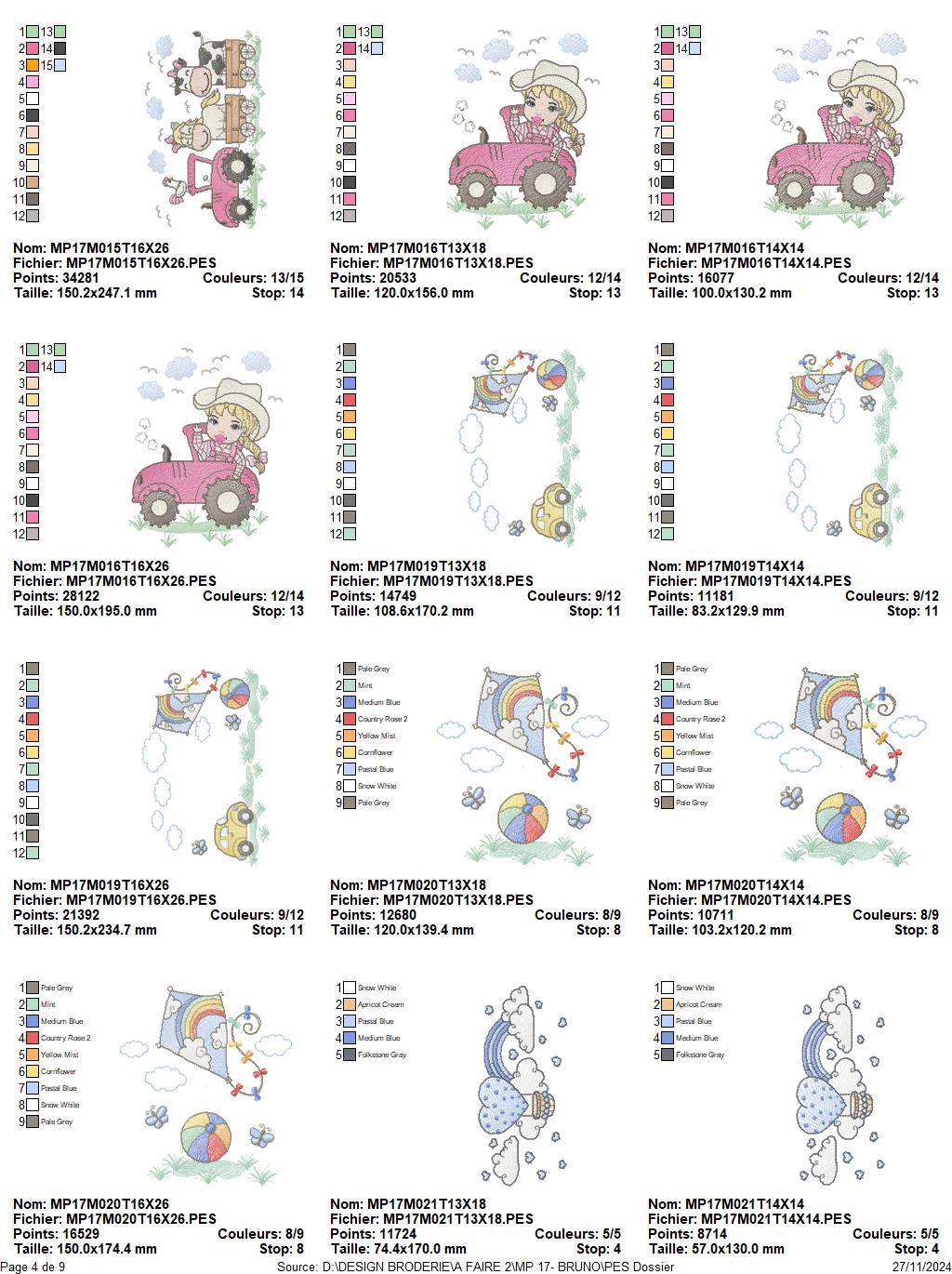 Ultimate Baby and Farm Embroidery Pack – 24 Designs in Multiple Sizes for Endless Creativity - Image 8