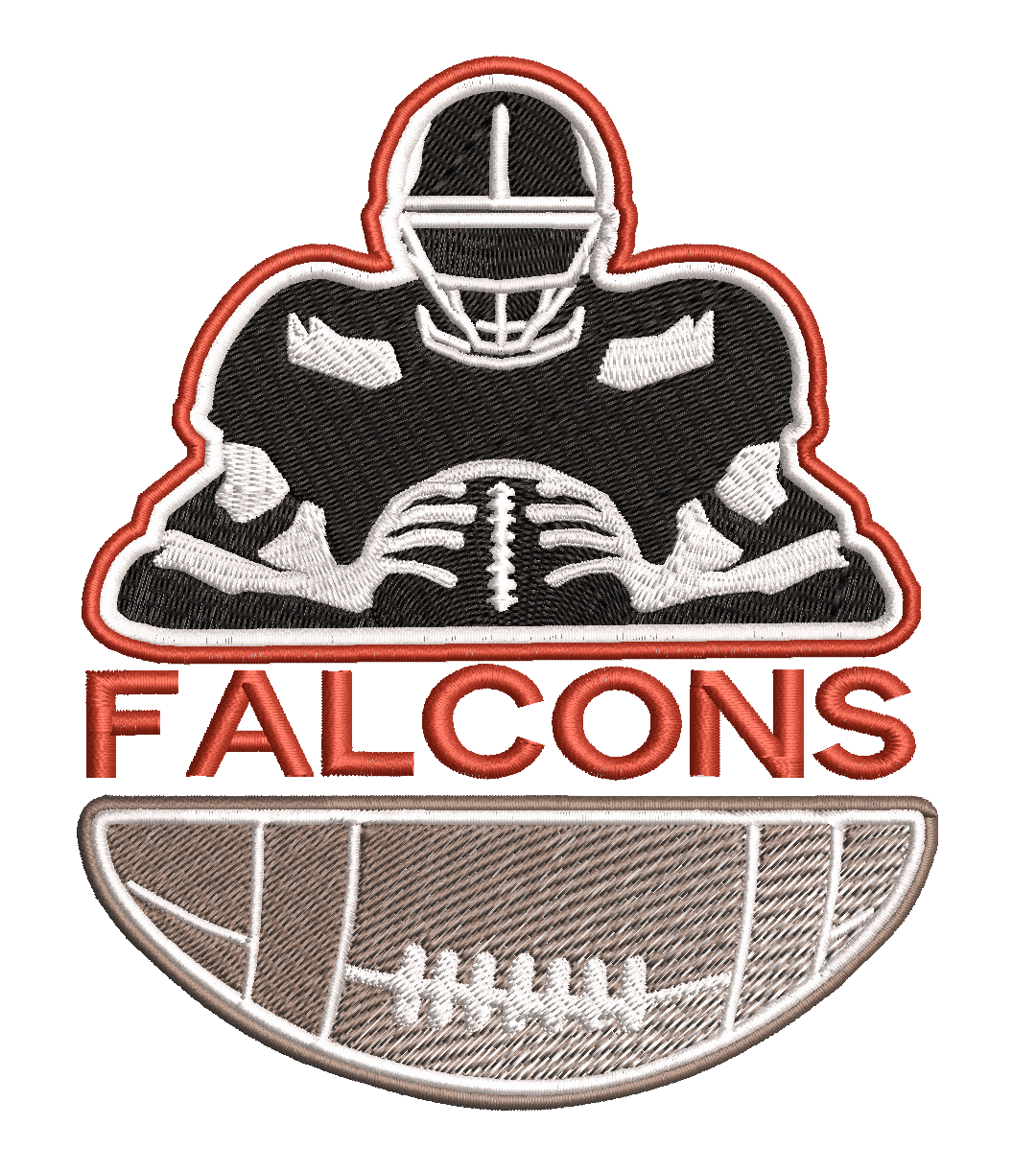 Washington Commanders Team Player : Embroidery Design - Image 3