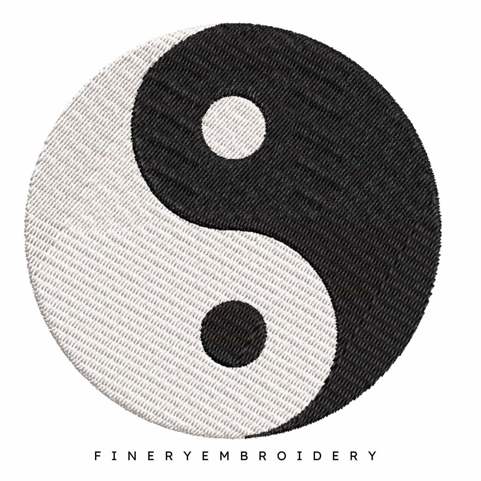 Yin Yang - Embroidery Design - Image 2